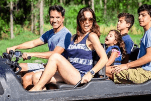 Family of 5 tries the Mucky Duck ATV experience.