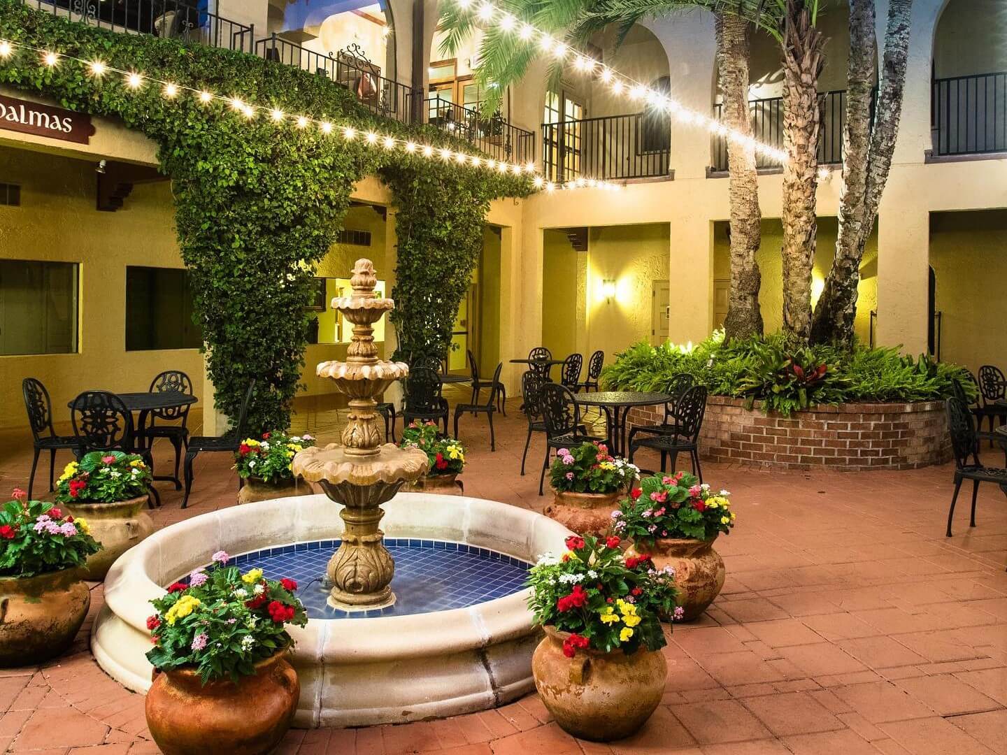 Photo of the water fountains at Mission Inn Resort & Club.